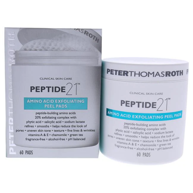 Peptide 21 Amino Acid Exfoliating Peel Pads - 60 Count Pads
